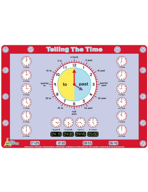 Telling The Time Placemat